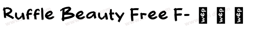 Ruffle Beauty Free F字体转换